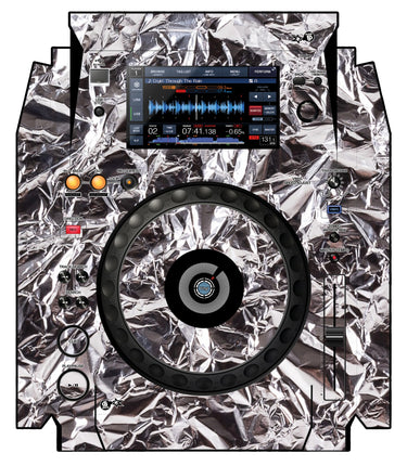 Pioneer DJ XDJ 1000 Skin Silvercrush